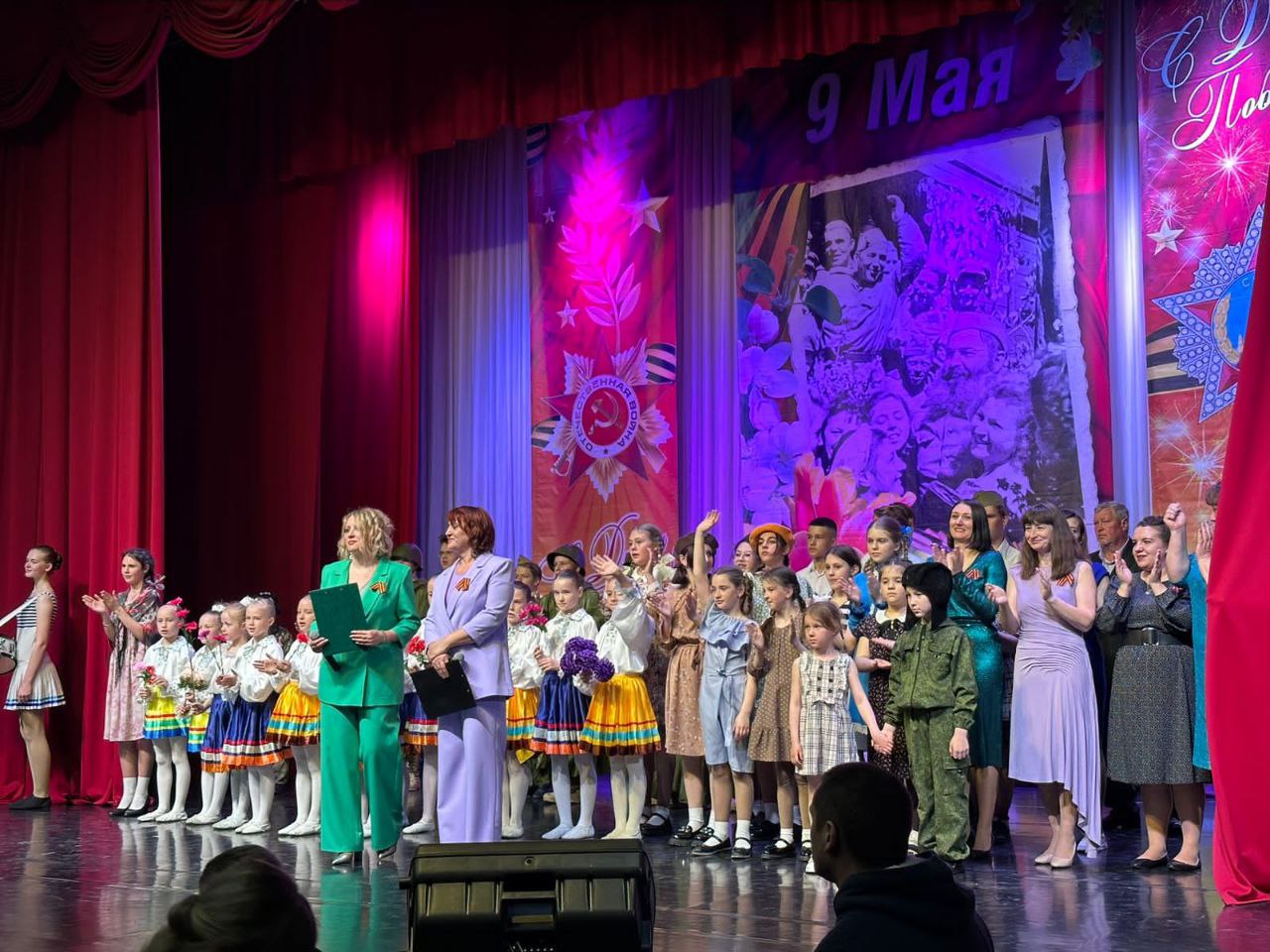 Вечерний концерт, посвященный 78-ой годовщине Победы в Великой Отечественной войне прошел в Преображении.