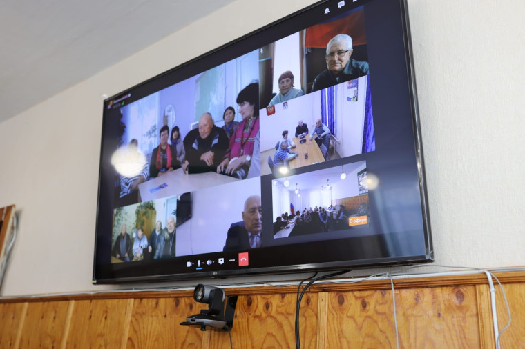 Заседание пленума общественного совета ветеранских организаций прошло для ветеранов в новом формате — видеоконференции..
